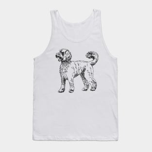 labradoodle portrait Tank Top